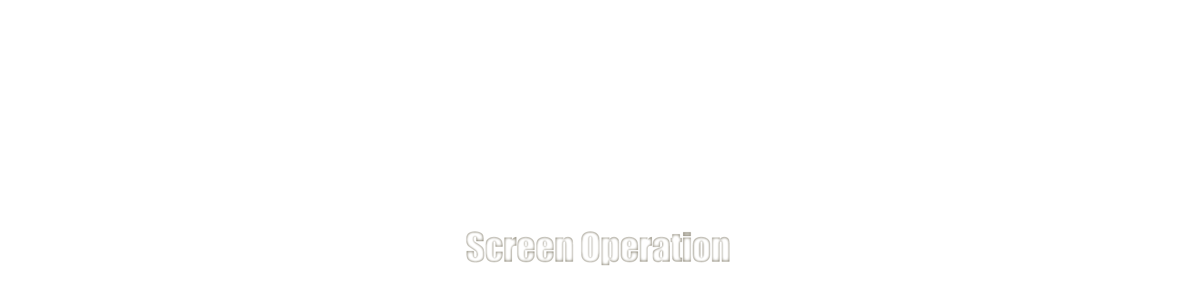 バーチャルツアーの操作画面 Screen Operation